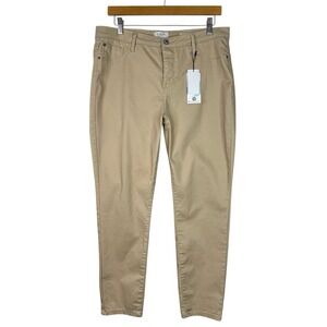 Curve Appeal Minimalist Jegging Pants Women 12/31 Paris Beige Stretch Skinny NWT